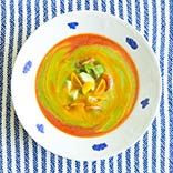 Inside Track: Gazpacho with Avocado & Cherry Tomatoes Recipe