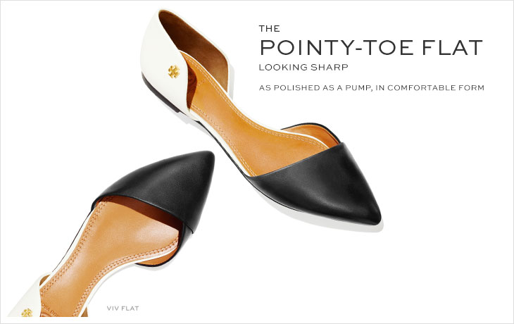 Pointy-Toe Flat