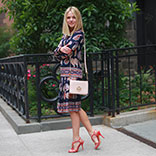 Street Style: Blogger Maryna Kovaltchuk’s Pattern Play