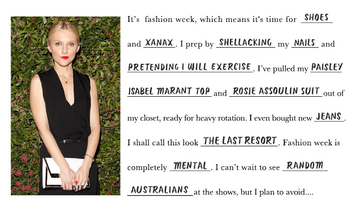 Mad Libs: Harper’s Bazaar’s Laura Brown