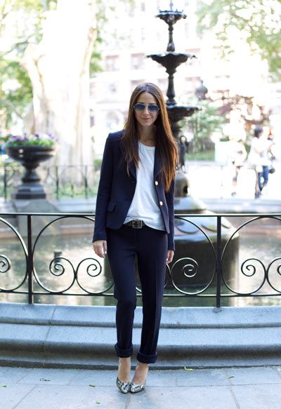 Street Style: Something Navy
